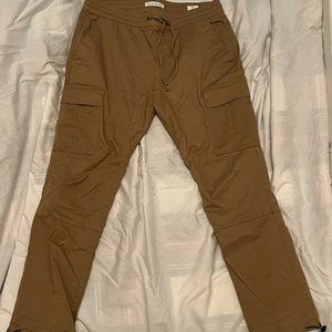 Men's PacSun Stretch Canvas Khaki Slim Cargo Pants | Size XL